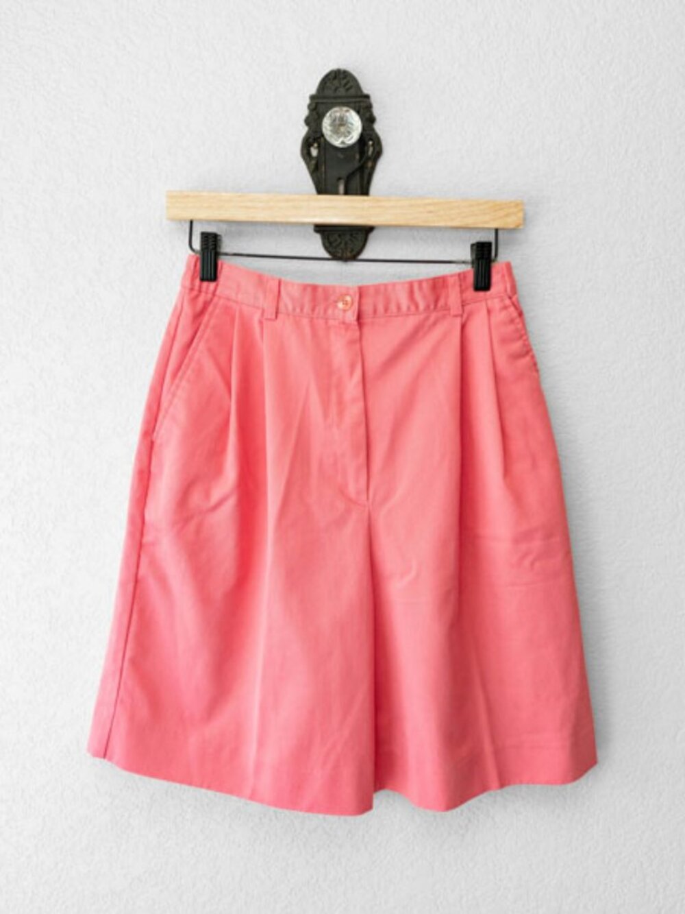 Vintage Pendleton Knockabouts Pink Walking Shorts Womens 8 High Rise USA Made